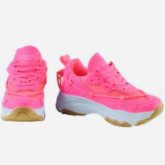 Hot pink Essentiel Antwerp sneakers sz 7 - Picture 7 of 12